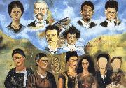 Frida Kahlo My Family oil painting